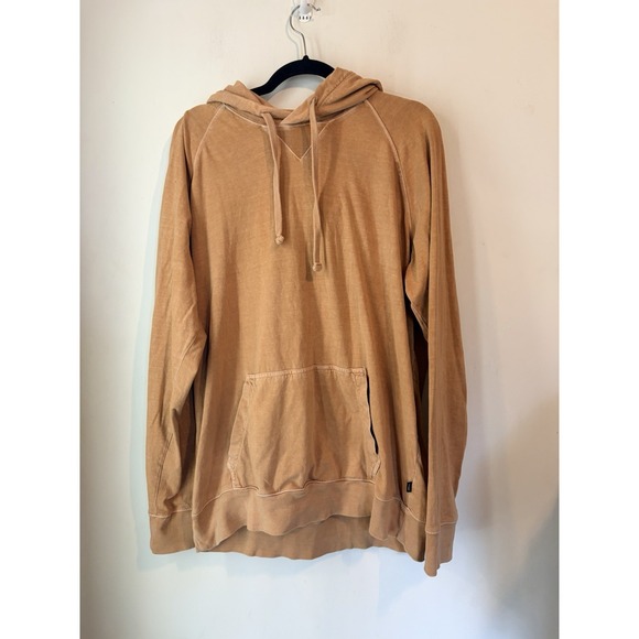 American Eagle Outfitters Other - American Eagle XL Tan Lightweight Hoodie Distressed Wash Pullover Pocket Casual